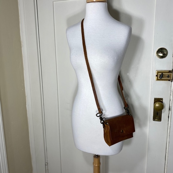 Leather Brown Crossbody Purse - Picture 11 of 16